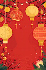 Chinese New Year background wallpaper