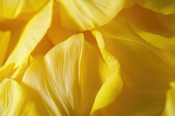 Obraz premium A bright and cheerful yellow flower in a close-up shot, suitable for use in spring or summer themed designs