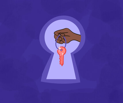 Key to a house