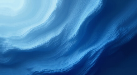 Fototapeta premium Abstract Blue Textured Waves with Gradient Flowing Design for Background Use