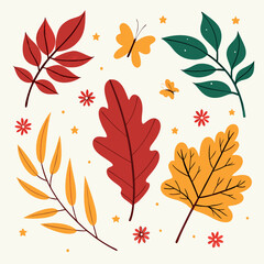 auntum leaves illustration
