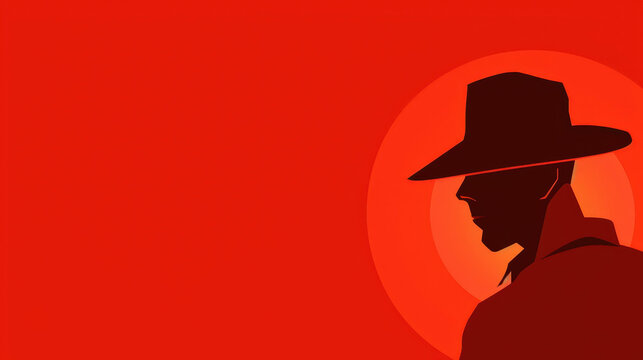A gripping thriller poster featuring a detective in a classic hat, set against a moody urban backdrop.