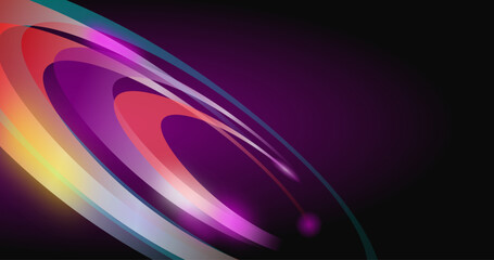 abstract color circles background