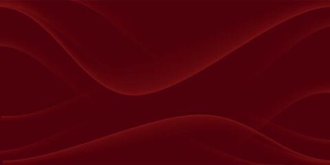 Abstract red gradient background, light and shadow on the backdrop with dimensions, hot tone wall with intense color, horizontal wallpaper.