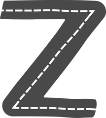 Z Letter Road Alphabet Kids