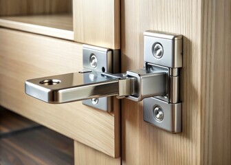 Upgrade your furniture with durable stainless steel hinges.  Easy-to-follow guide with clear images ensures perfect installation.