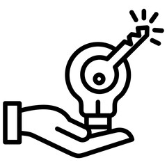 Customer Assessment Symple Concept  Line Icon