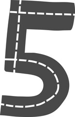 Five Digit Road Alphabet Kids