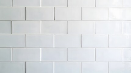 Naklejka premium Off-White Rectangular Tile Wall