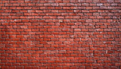 Obraz premium Red brick wall background. Stonework pattern