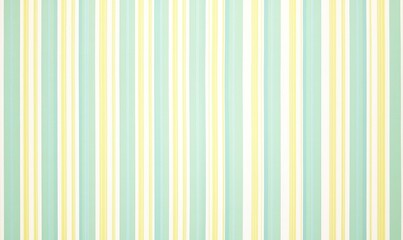 Obraz premium Pastel yellow, blue, white striped background, ideal for wallpaper or fabric design.