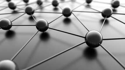 Zoomed-in view of a network of transistors on a semiconductor wafer, high clarity