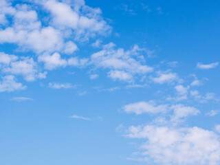 1月の青空と白い雲06