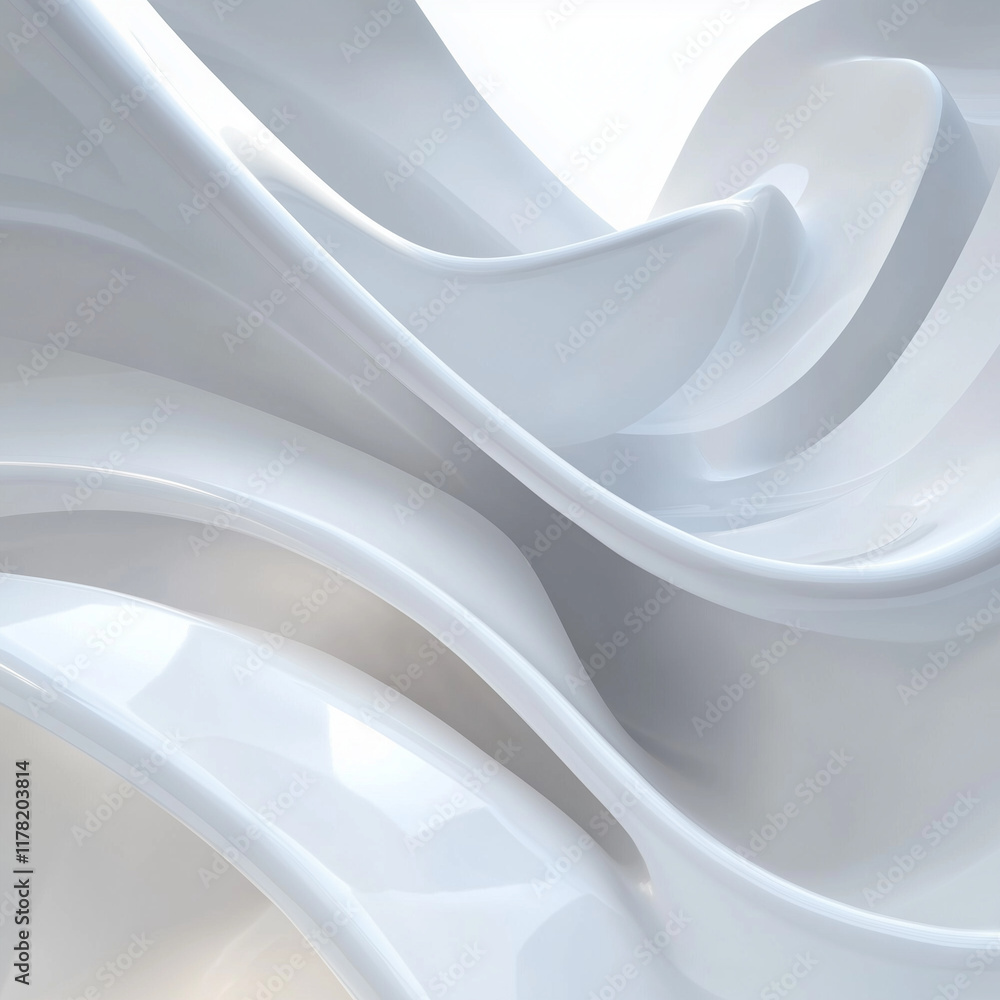 Poster white low poly background texture. 3d rendering.