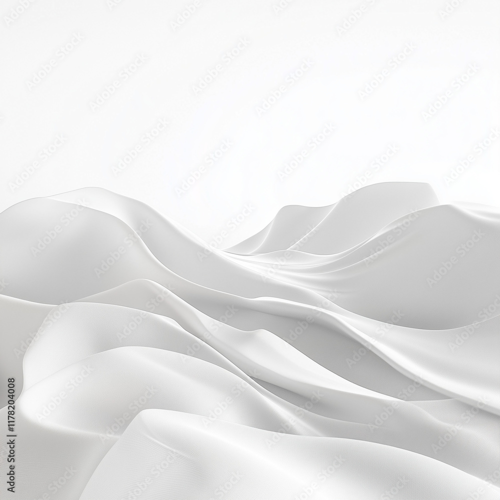 Poster white low poly background texture. 3d rendering.