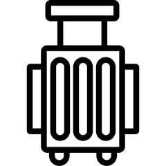 Luggage Trolley Icon