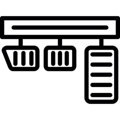 Clutch Pedal Icon