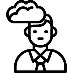 Cloudy Mind Icon