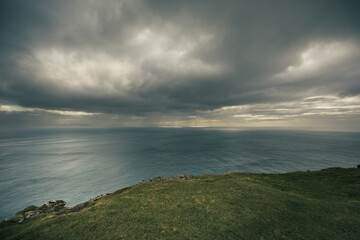 Obraz premium Journey at the end of the world, Faroe Islands