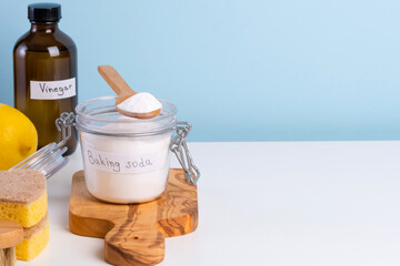 DIY cleaning method using natural products to remove stains. 