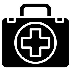 Obraz premium First Aid Kit Icon Element For Design