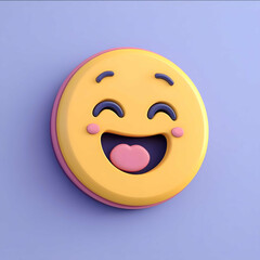 Fototapeta premium a logo for a company that makes magnetic emojis