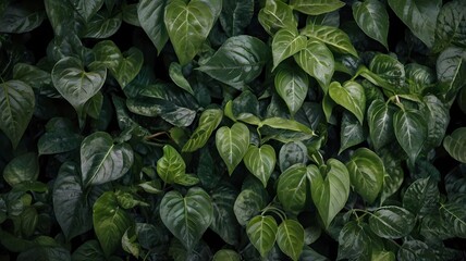 Leaves wall texture background. Green Ivy wall. Natural green ivy leaves growing on the wall or fence as vertical garden can be used for background or wallpaper. An ivy-covered wall.