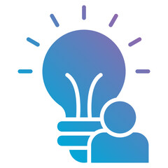 Obraz premium Light Bulb Icon