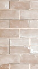 Light Beige Ceramic Tile Wall