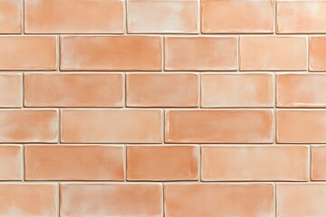 Light Peach Rectangular Tiles in Running Bond Pattern