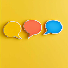 speech bubbles shaped placate