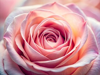 Pastel Pink Rose Macro Photography, Floral Abstract Background, High Depth of Field, Pink Flower Image