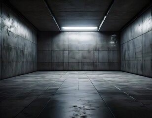 empty concrete room