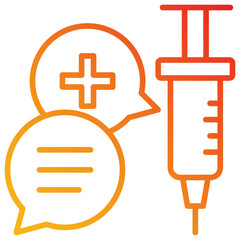 Obraz premium Syringe Icon