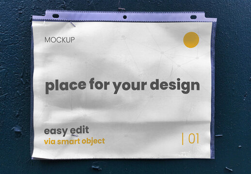 Paper Inside Pocket Folio Mockup