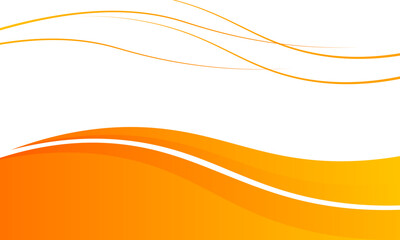 orange and white business wave banner background. overlapping vector waves background.