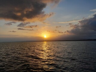 Magical Sunset on the ocean