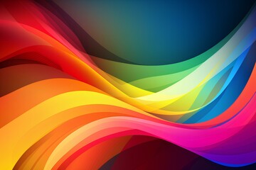 abstract colorful wave background