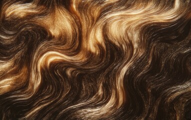 Fototapeta premium Abstract chocolate background with waves and swirls, in a brown color, with an elegant and modern style, detailed texture of creamy milk or tea liquid flowing, soft lighting effect, high resolution,