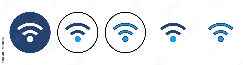 Poster wifi icon vector. signal vector icon. wireless icon vector