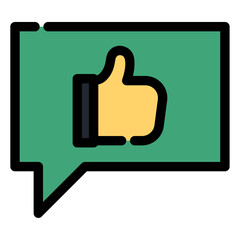 Obraz premium thumb up icon