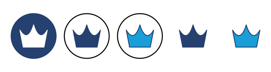 Crown icon vector. crown vector icon