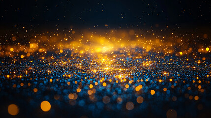 Earth planet surrounded by shimmering dots in orbit symbolizing advanced digital innovation and the chaotic beauty of technology blending with the cosmos
