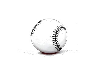 baseball isolated on white