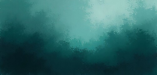 Fototapeta premium Green textured glass with water droplets and paint like effect