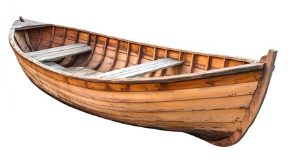 Rustic Wooden Rowboa