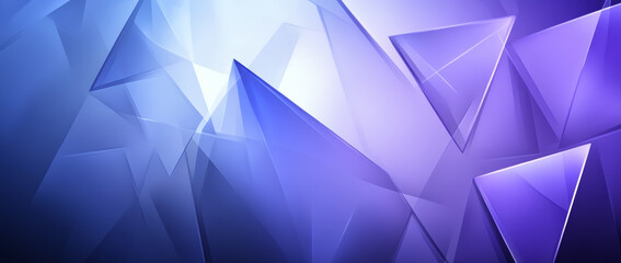 Obraz premium Abstract geometric shapes in blue and purple hues