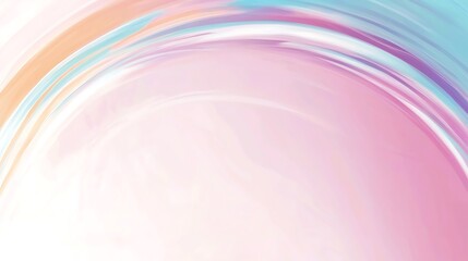 Abstract pastel swirl background with soft, light colors and curved lines creating a circular design.