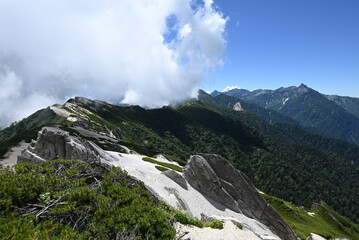 Climbing Mt. Tsubakuro, Nagano, Japan
