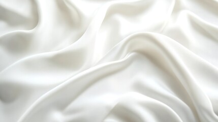 Smooth, elegant white silk fabric texture. luxury Satin Background.